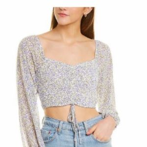 Aiden Smocked Crop Top